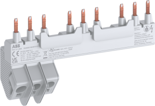 Lišta propojovací ABB pro spouštěče MS132K  54mm 3MMS+9mm 1S,1H - Push In Spring